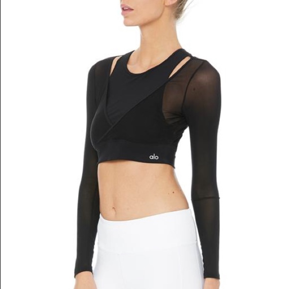 Alo Yoga Pivot Layered Long Sleeve Top